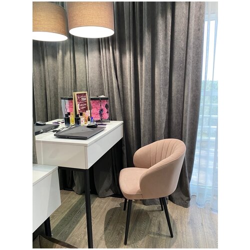 Мягкий велюровый стул Бонни