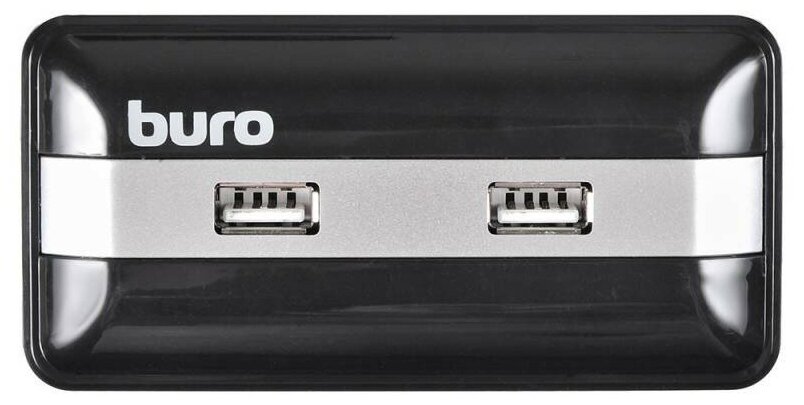 Хаб USB 2.0 Buro BU-HUB7-U2.0 7порт. черный