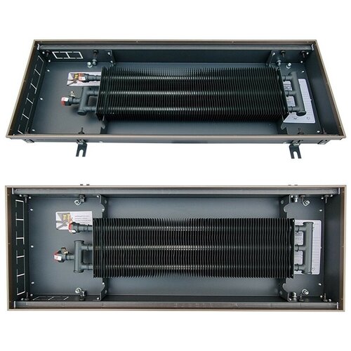 Внутрипольный конвектор Techno Power KVZ 300-85-1400Б с естественной конвекцией окантовка цвет бронза без решетки 20095₽