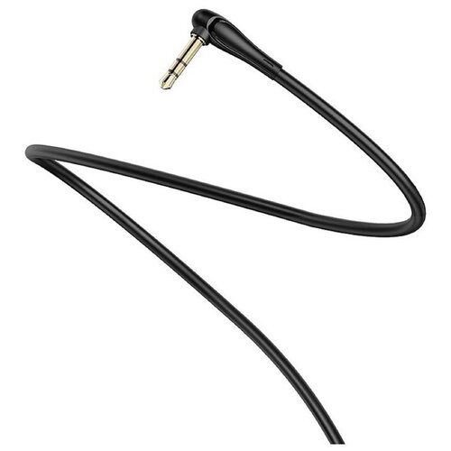 Кабель AUX HOCO UPA14 Jack 3,5-Jack 3,5 2м черный кабель aux аудио кабель угловой upa14 черный