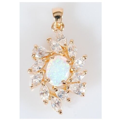Подвеска Lotus Jewelry, опал, мультиколор