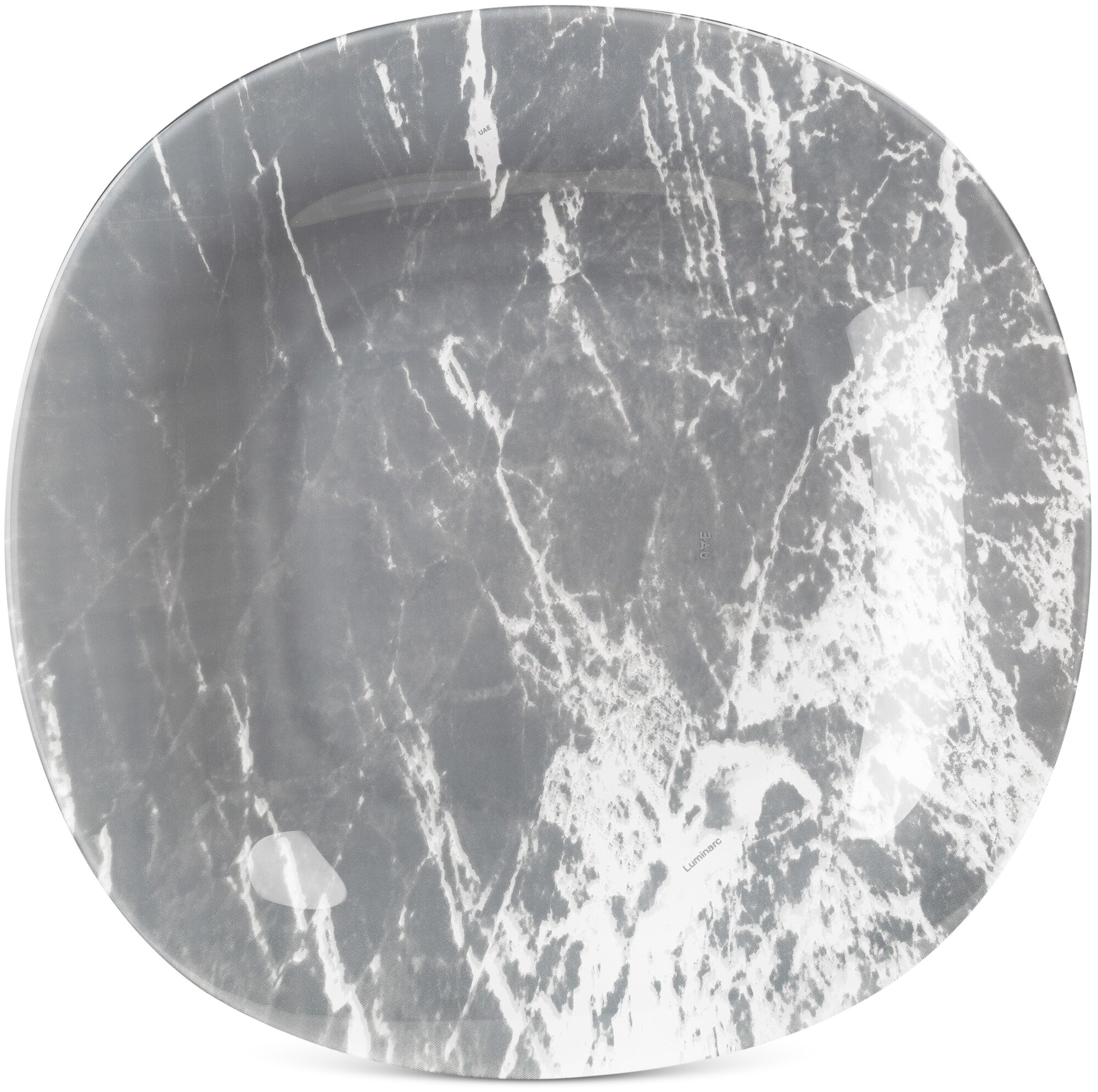 Luminarc Тарелка обеденная Marble Grey 27см серый 2 см 27 см 27 см 1 шт. 27 см - фотография № 1