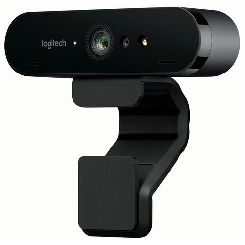 Веб-камера Logitech Brio Ultra HD Pro, черный веб камера logitech brio ultra hd pro webcam 2160p 30fps угол обзора 90° 5 кратное цифровое увеличение 960 001106