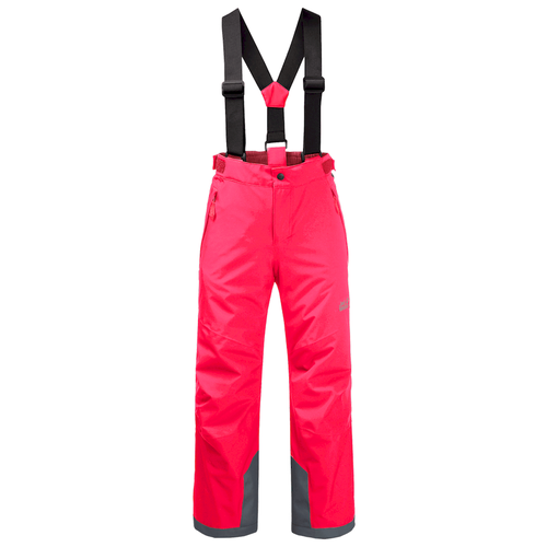 Брюки горнолыжные детские Jack Wolfskin Great Snow Pants Kids Flashing Pink (Рост:152)