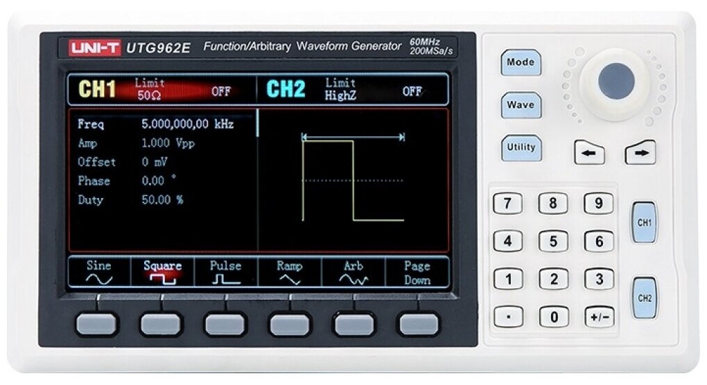 UNI-T UTG962E Генератор сигналов 00-00007795