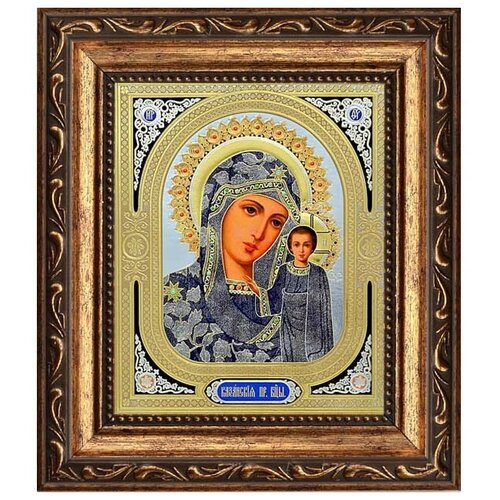 Казанская Божья матерь. Печатная икона. основы духовного исцеления