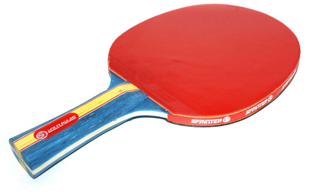 Ракетка для игры в настольный теннис/ракетка для пинг понга Sprinter 3, для опытных игроков. Скорость: 6 Вращение: 7 Контроль: 7..