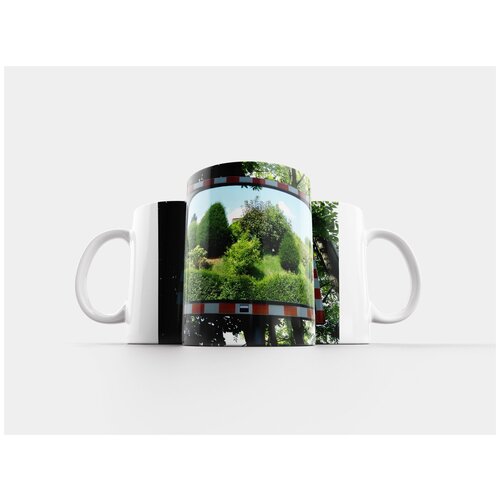 фото Кружка "зеркала, зеркало трафика, отражение" 320 мл lotsprints