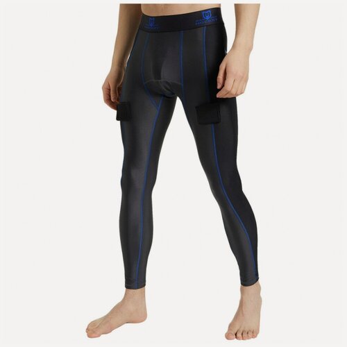 Изображение товара Брюки с раковиной Mad Guy Basic Compression JR черные/серые (160)