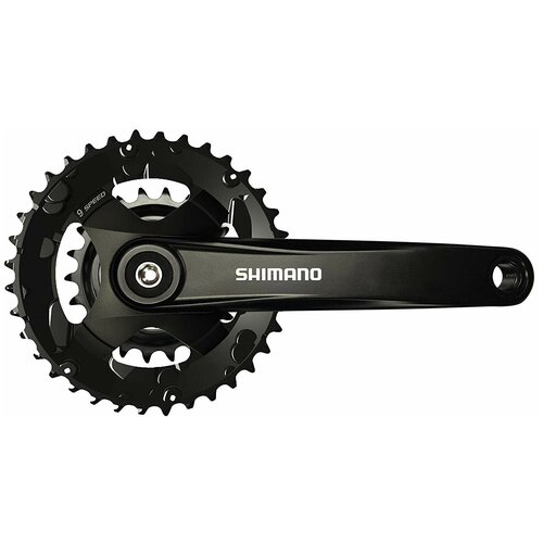 Система Shimano Altus FC-MT101-2 9ск (Квадрат, 36/22T, 175mm) система shimano altus fc mt101 40 30 22t 3x9 скоростей 170мм квадрат с защитой черная без упаковки