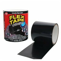 Сверхсильная клейкая лента Flex Tape / Черная / 10 см.