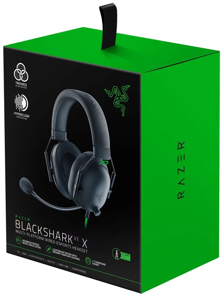 Игровая гарнитура Razer Blackshark V2 X RZ04-03240600-R3M1 (Green)