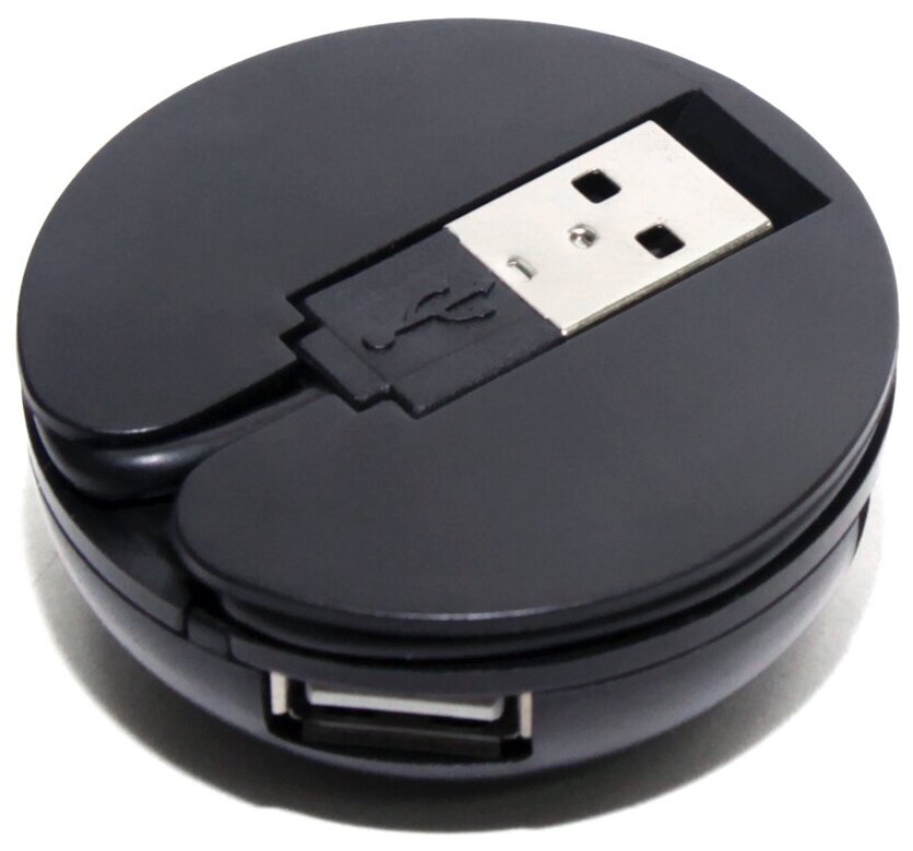 Концентратор 5bites HB24-200BK 4 порта USB2.0, черный - фото №2