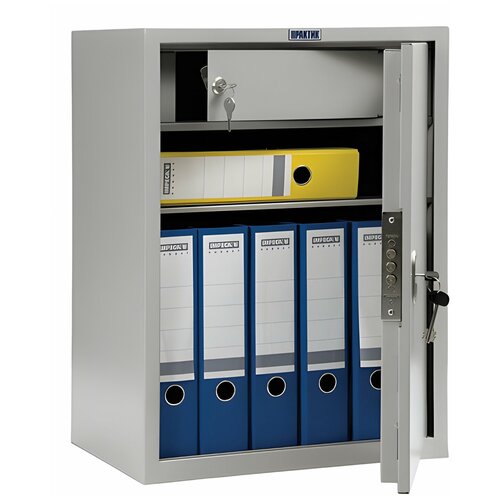 Шкаф металлический для документов AIKO SL-65Т светло-серый, 630x460x340 мм, 17 кг шт.