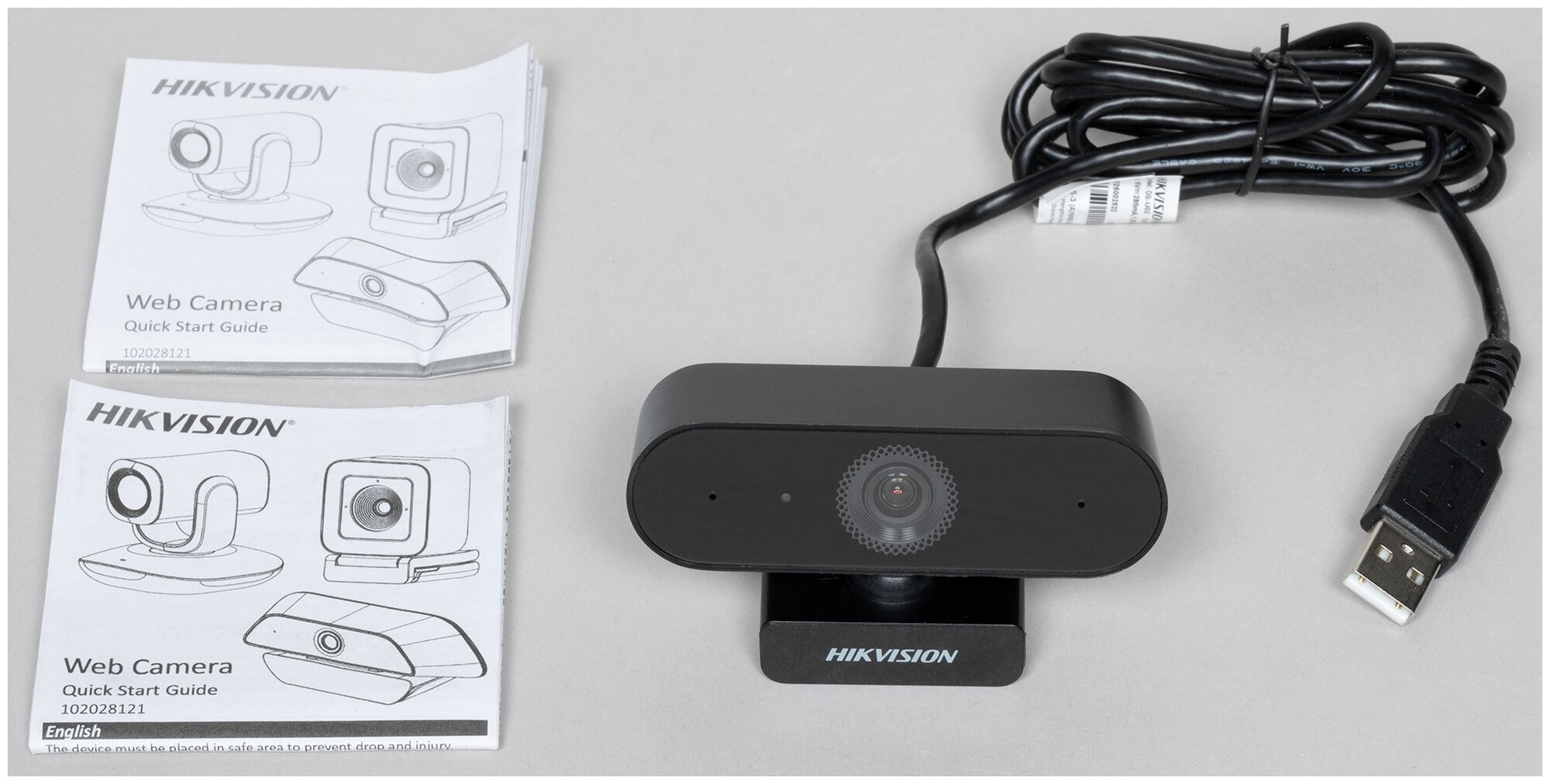 Web-камера HIKVISION DS-U02, 2MP, 1920x1080, встроенный микрофон, USB 2.0, Цвет Чёрный HIKVISION DS-U02