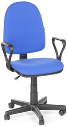 Кресло офисное престиж без подлокотника ткань В-14 черный нагрузка до 90кг мебельком