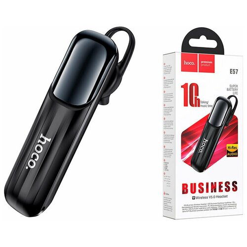 Bluetooth-гарнитура Hoco E57 черный 62700₽