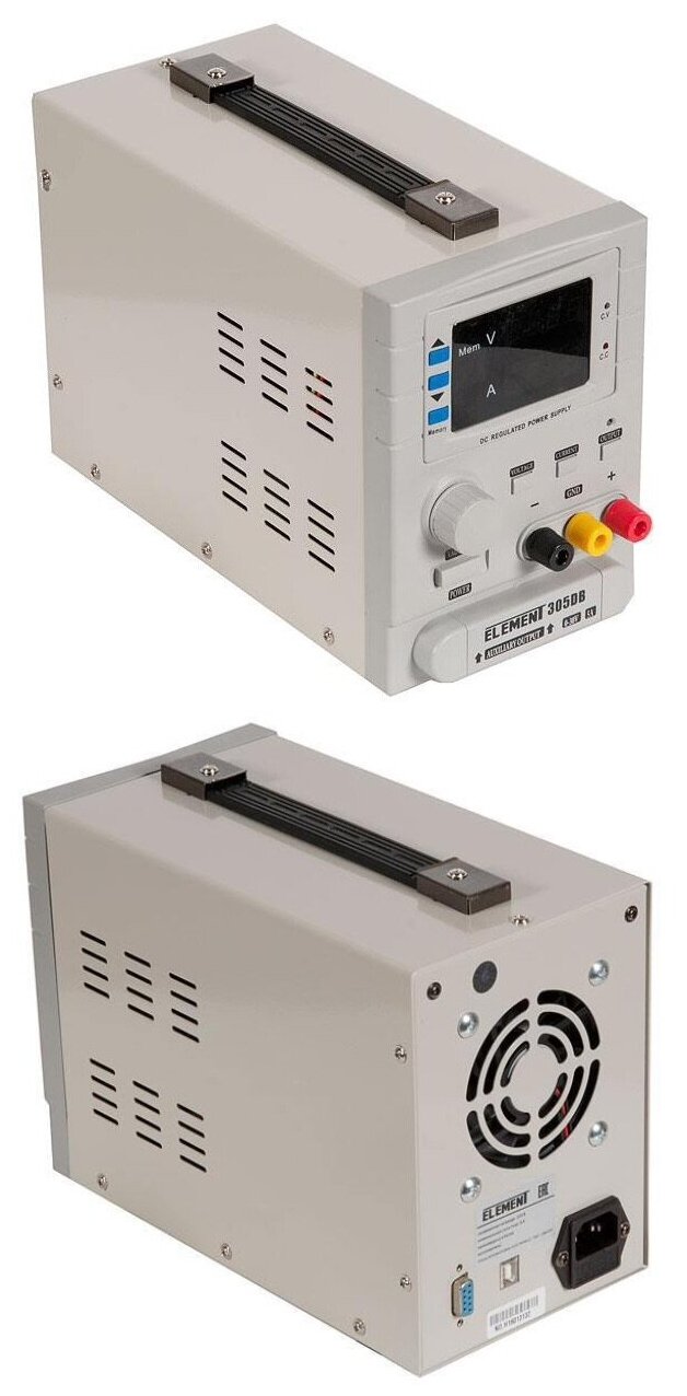 ELEMENT 305DB, Источник питания программируемый 0-30V-5А