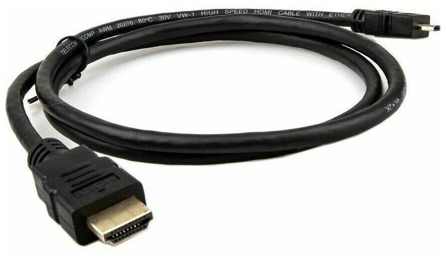Кабель HDMI - Micro HDMI, 1м, Telecom (TCG206-1M)