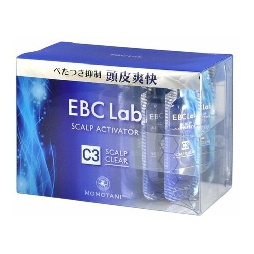 Momotani EBC lab scalp clear scalp activator, 14*2мл Сыворотка активатор для жирной кожи головы