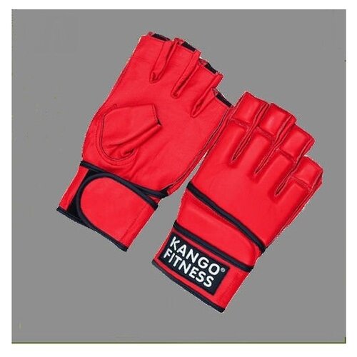 Перчатки для рукопашного боя Kango Fitness 8101, красные, размер S перчатки для рукопашного боя kango fitness 8204 красные размер l