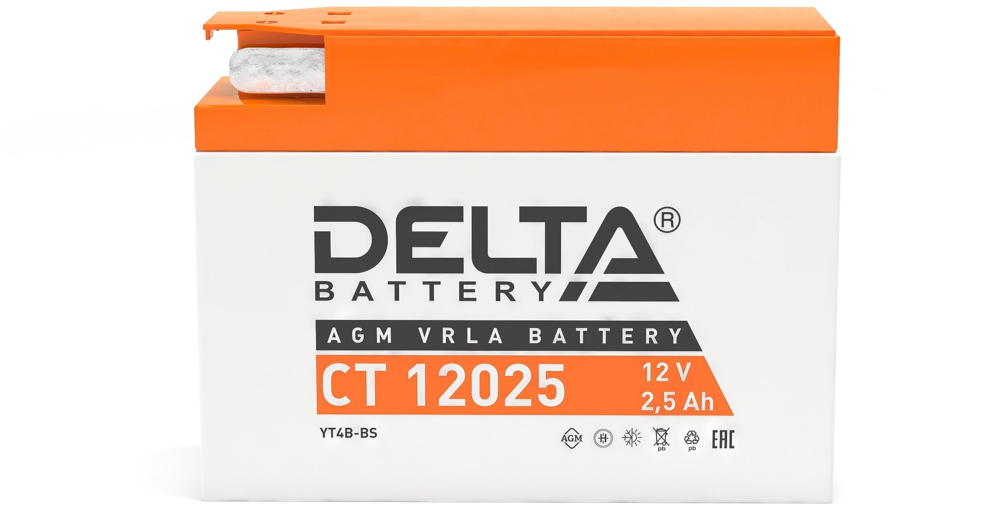 Аккумулятор Delta CT 12025 (12V / 2.5Ah) [YT4B-BS]