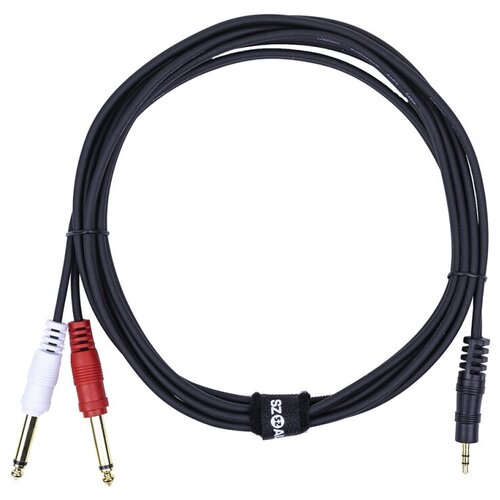Аудио кабель, 2 моно джека - стерео мини джек, 3 м SZ-Audio