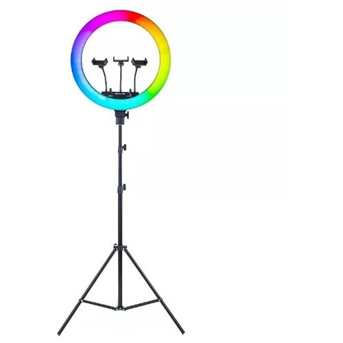 Кольцевая лампа RGB LED Soft Ring Light MJ18 (45 см)