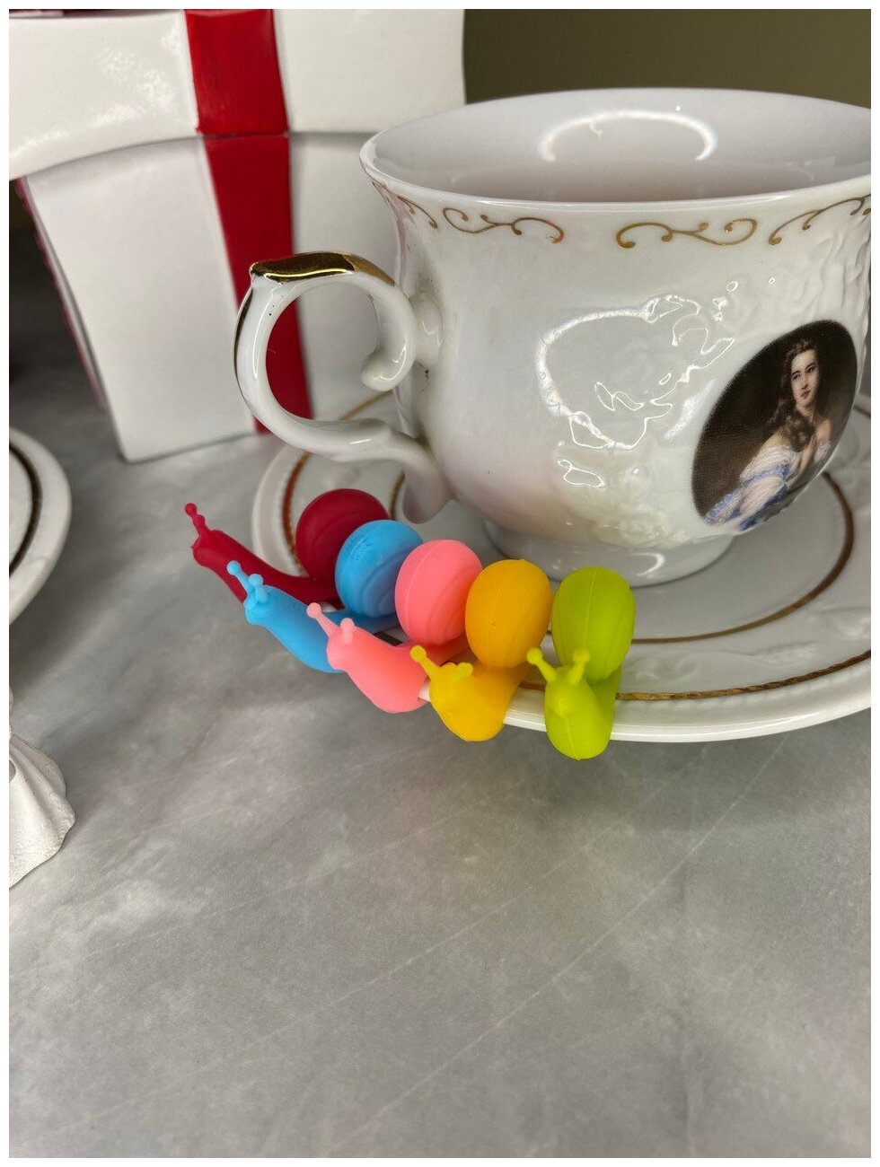 Маркеры для бокалов улиточки — фото 1