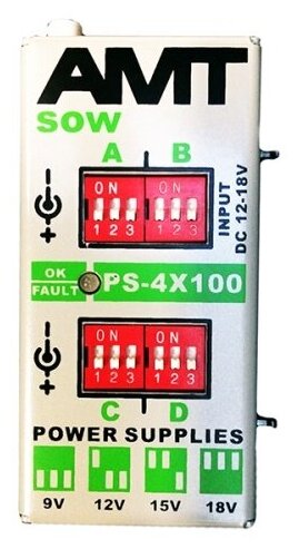 PS4-100 SOW PS-4x100mA Модуль блока питания AMT Electronics 5790₽