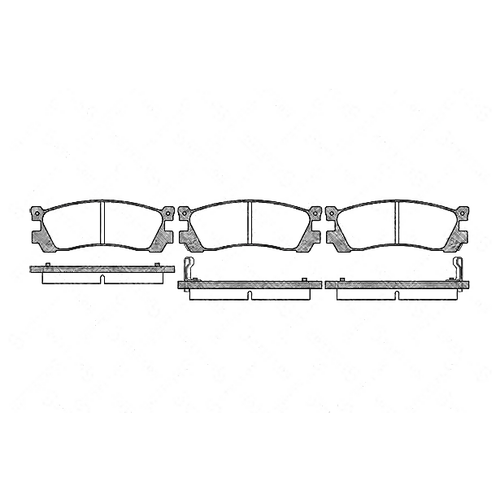 410 012-SX_=399 12 !колодки дисковые з. Mazda Xedos6 Xedos9 2.0i-2.5i & 24V 92>