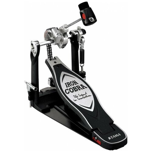 Педаль для барабана Tama HP900RN IRON COBRA DRUM PEDAL W/CASE pp pcp1 precision coil педаль бас барабана одиночная dixon