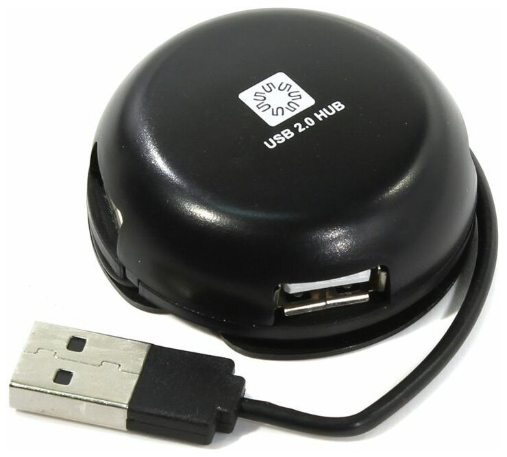 Концентратор USB 2.0 5bites HB24-200BK