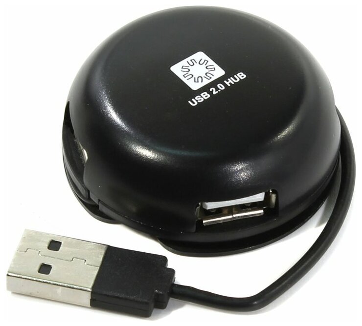 Концентратор USB 20 5bites HB24-200BK