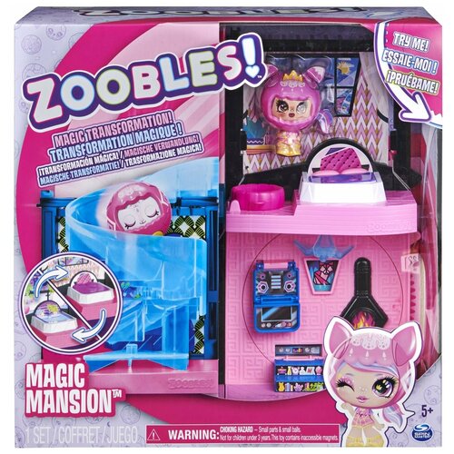ZOOBLES (Зублс) игровой набор трансформирующийся Магический особняк с Фигуркой Малышки Зу