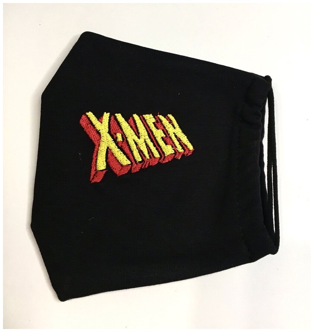 Маска на лицо с вышивкой Люди-Икс X-men Marvel