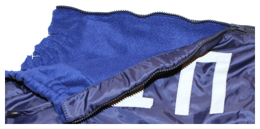 Теплый комбинезон для английского кокер-спаниеля суки, повышенной прочности,на флисе, цвет темно-синий, с надписью ДПС - фотография № 3