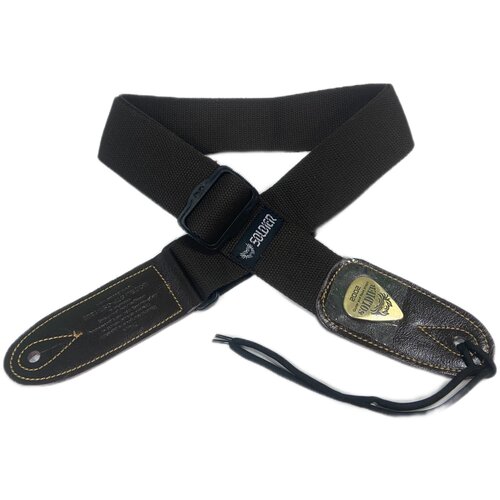 Гитарный ремень, SOLDIER, 1303, черный