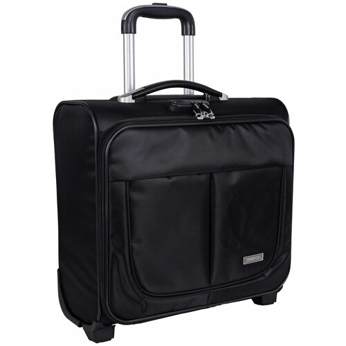 фото Чемодан малый polar п7108-02 черный