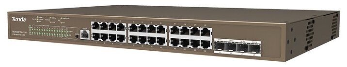 Коммутатор 24PORT 1000M POE 4SFP TEG5328P-24-410W TENDA