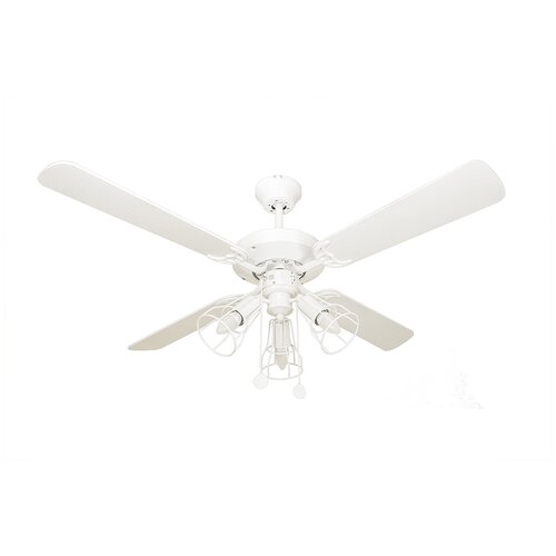 Люстра - вентилятор Faro Yakarta Blanco 3L 33712LFAR 3 лампы белая 2390000₽