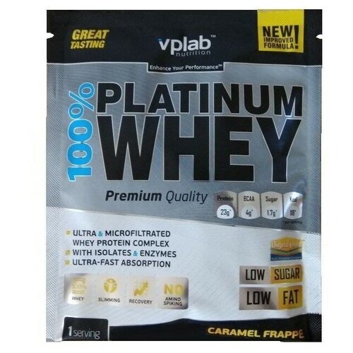 VPLab 100% Platinum Whey 30 гр (10шт) карамель