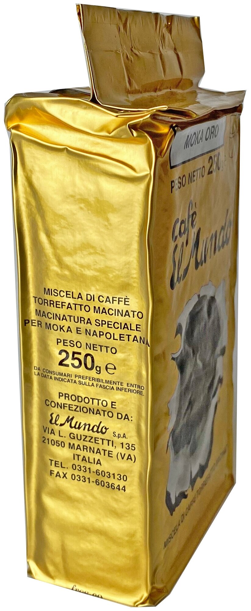 Молотый кофе El Mundo 100% Arabica. 250 г. Италия - фотография № 3