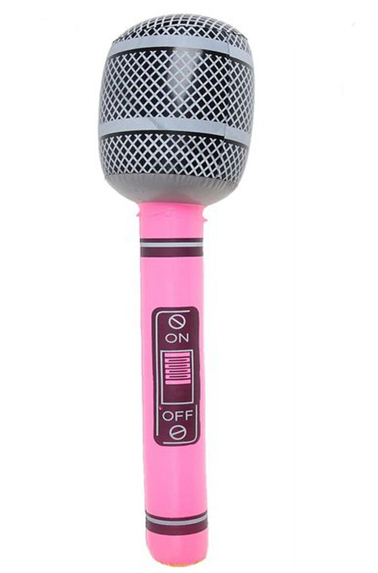 Игрушечный микрофон надувной 50 см арт 1