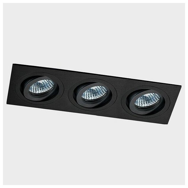 Встраиваемый светильник ITALLINE SAG303-4 black/black - фотография № 2