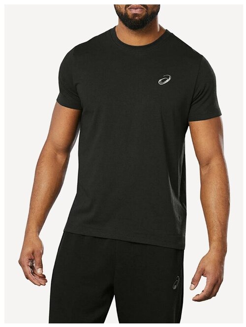 Футболка ASICS Small Chest Logo Tee, размер XL, черный