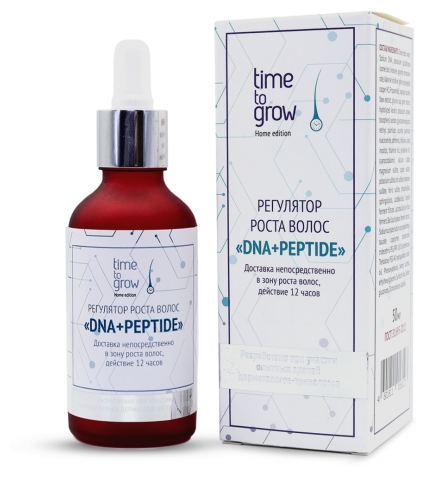 Time to Grow Регулятор роста волос «DNA+Peptide