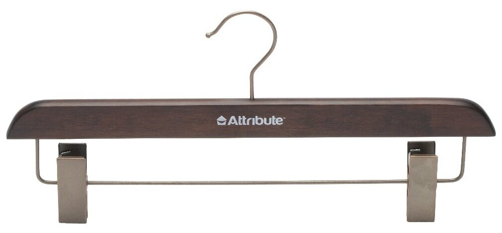 Вешалка Attribute для брюк/юбок PRESTIGE 36 см деревянная / плечики для одежды в шкаф / для прихожей.