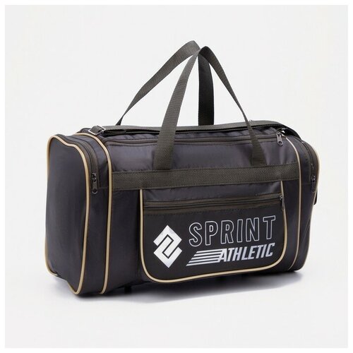 фото Сумка спортивная на молнии, длинный ремень, цвет зелёный sacvoyage