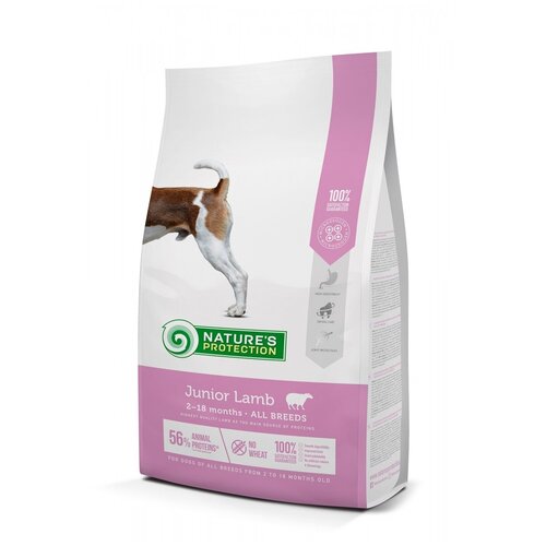 Корм сухой для щенков Natures Protection ягненок 18кг